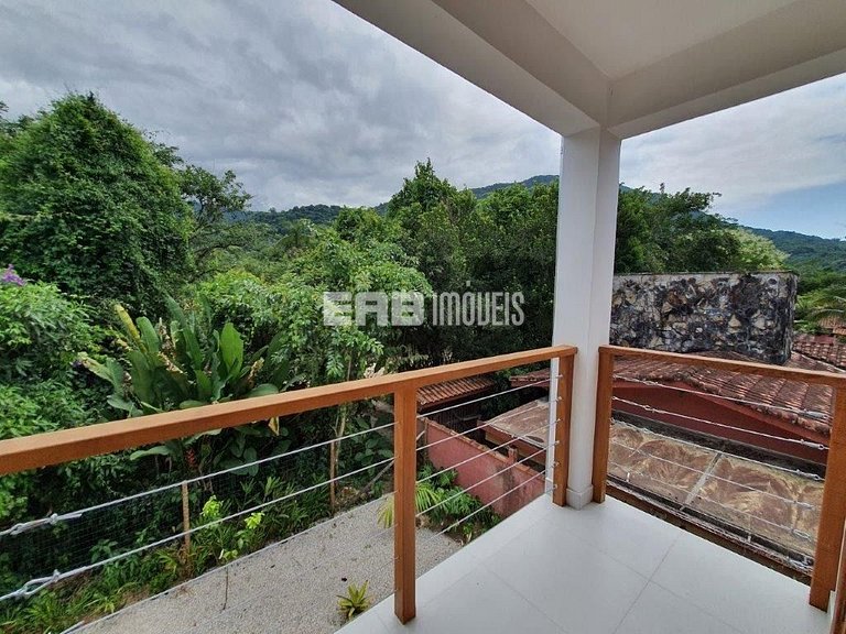 Casa moderna e bem iluminada para temporada em Itamambuca