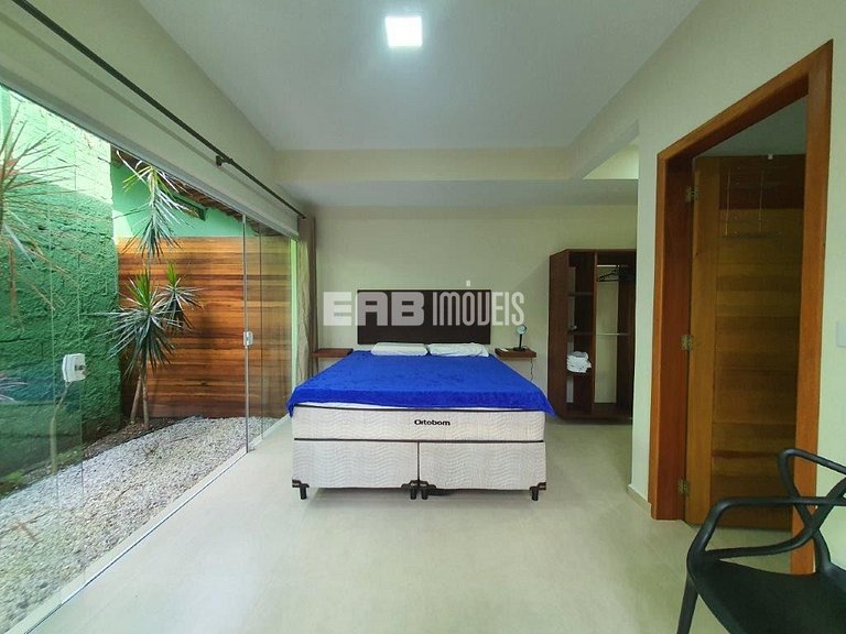 Casa espaçosa para locação de temporada em Itamambuca