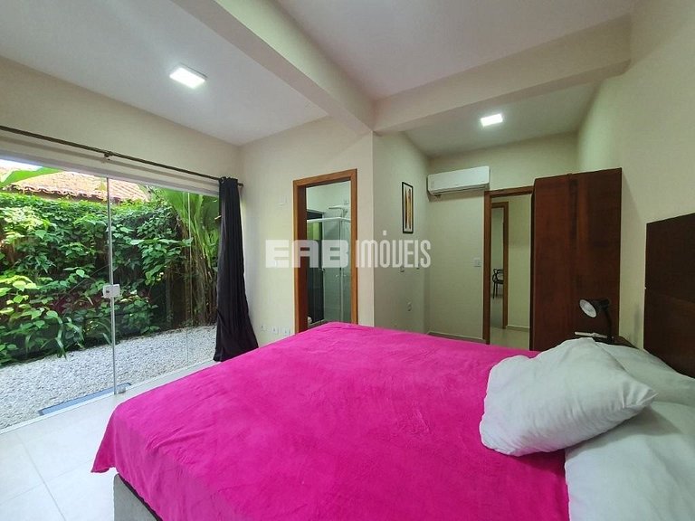 Casa espaçosa para locação de temporada em Itamambuca