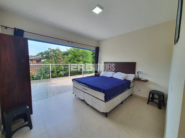 Casa espaçosa para locação de temporada em Itamambuca