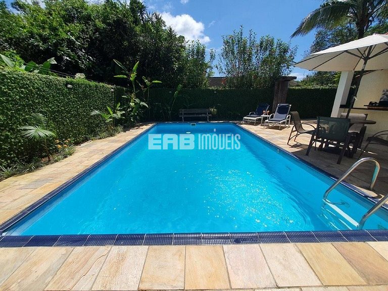 Casa com piscina e sauna para temporada em Itamambuca