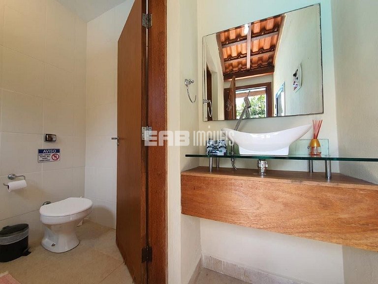 Casa com piscina e sauna para temporada em Itamambuca