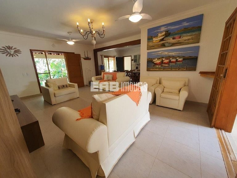 Casa com piscina e sauna para temporada em Itamambuca