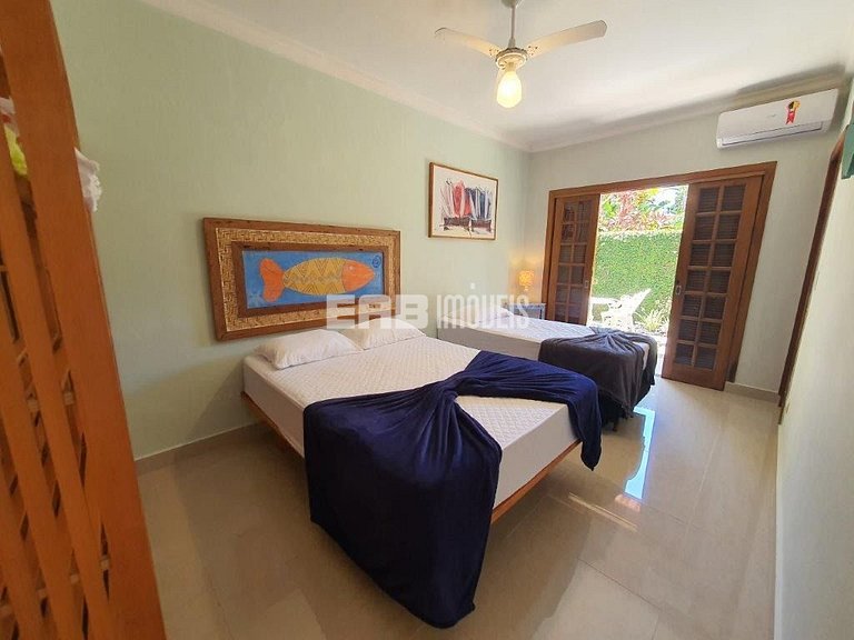 Casa com piscina e sauna para temporada em Itamambuca