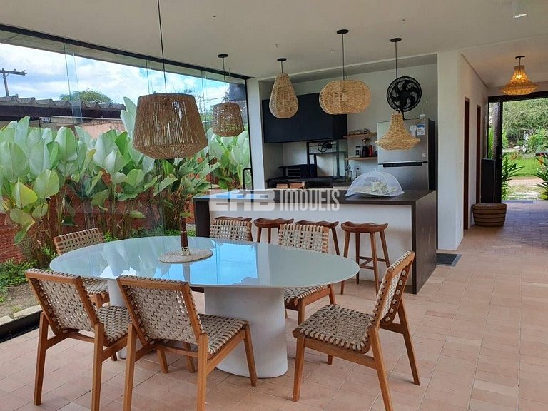 Casa para 12 pessoas na praia de Itamambuca, Ubatuba