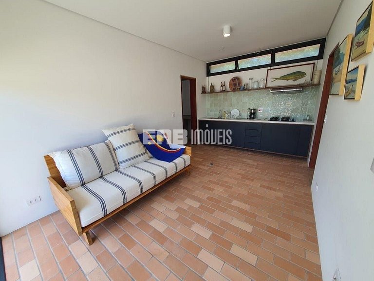 Casa para 12 pessoas na praia de Itamambuca, Ubatuba