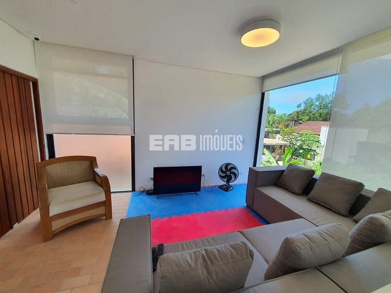 Casa para 12 pessoas na praia de Itamambuca, Ubatuba