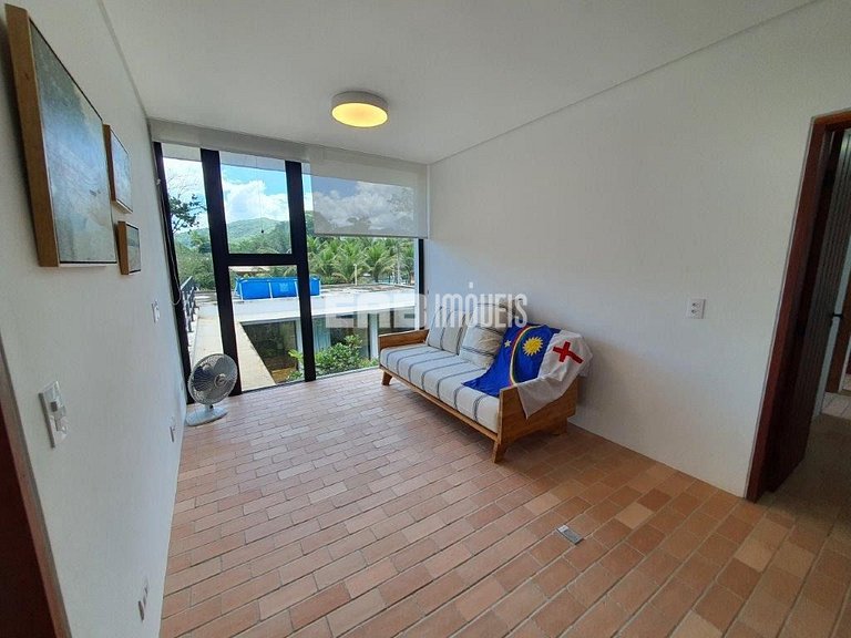 Casa para 12 pessoas na praia de Itamambuca, Ubatuba