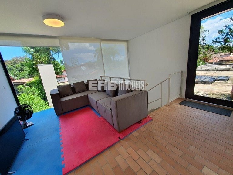 Casa para 12 pessoas na praia de Itamambuca, Ubatuba