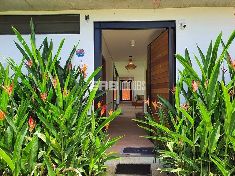 Casa para 12 pessoas na praia de Itamambuca, Ubatuba