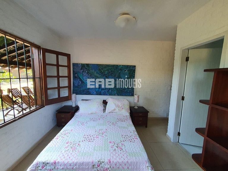 Locação de temporada bem pertinho da praia em Itamambuca, Ub