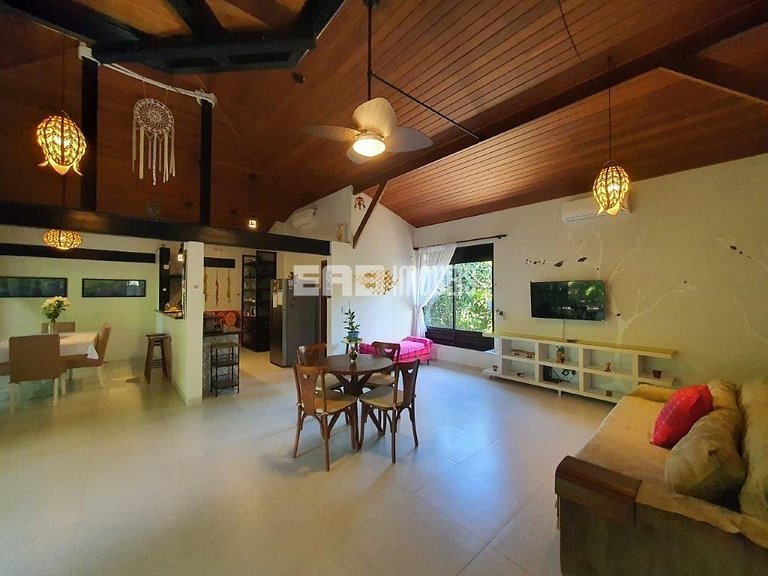 Casa para 4 pessoas a 100m da praia de Itamambuca