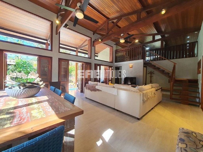 Casa para temporada na praia de Itamambuca, Ubatuba