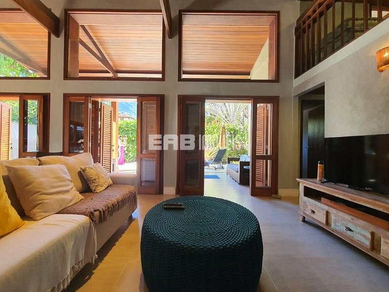 Casa para temporada na praia de Itamambuca, Ubatuba