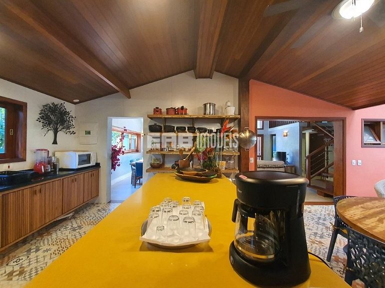 Casa para temporada na praia de Itamambuca, Ubatuba