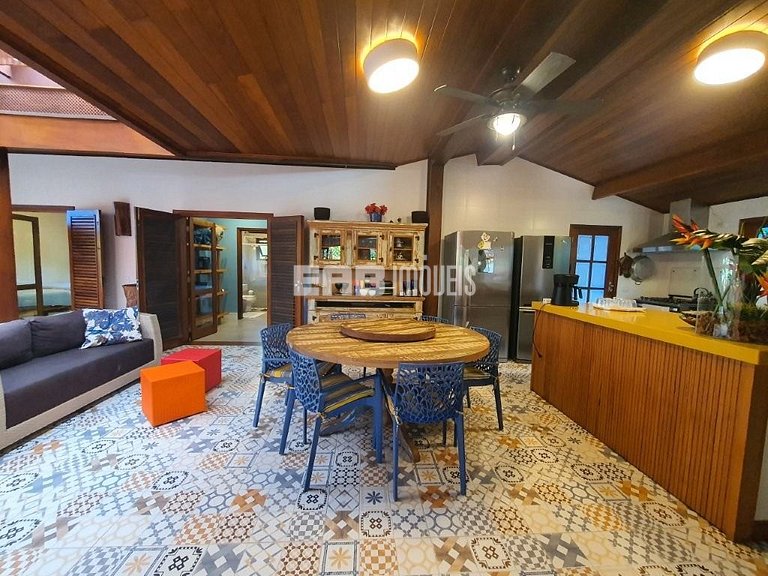 Casa para temporada na praia de Itamambuca, Ubatuba