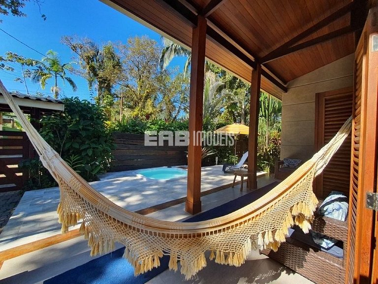 Casa para temporada na praia de Itamambuca, Ubatuba