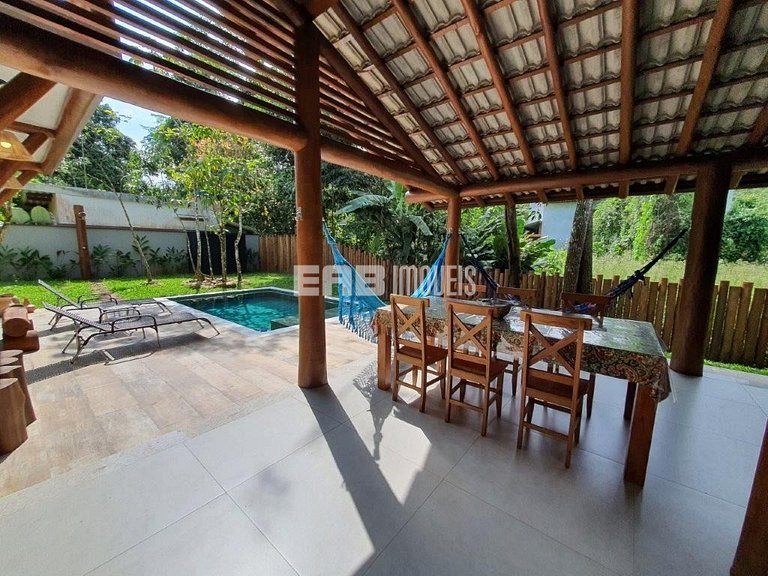 Casa com piscina aquecida, para temporada na Praia de Itamam