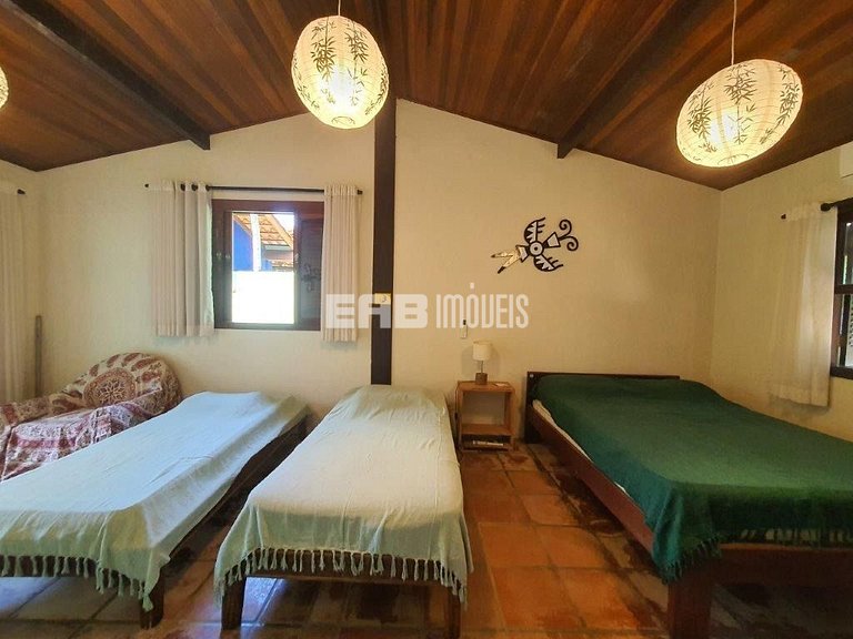 Casa com 5 suítes para locação na Praia de Itamambuca