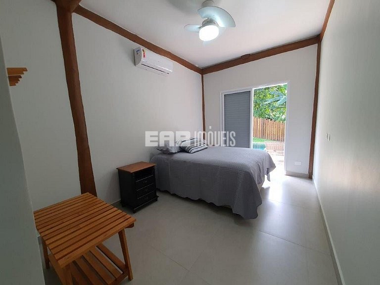 Casa com piscina aquecida, para temporada na Praia de Itamam