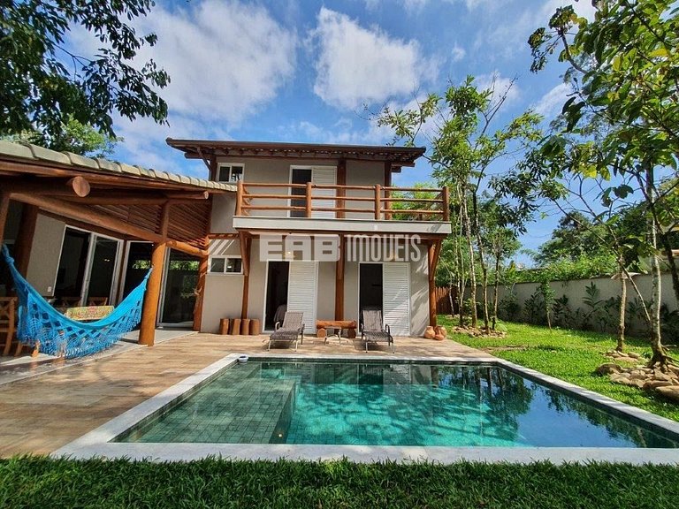 Casa com piscina aquecida, para temporada na Praia de Itamam
