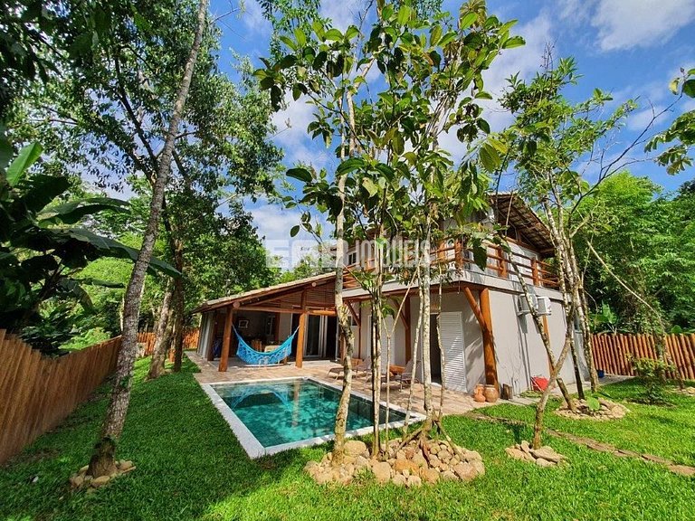 Casa com piscina aquecida, para temporada na Praia de Itamam