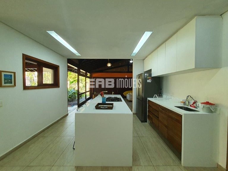 Segunda casa a partir da praia, para temporada em Itamambuca