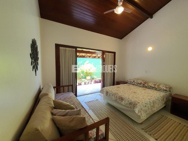 Casa com piscina, para 8 pessoas