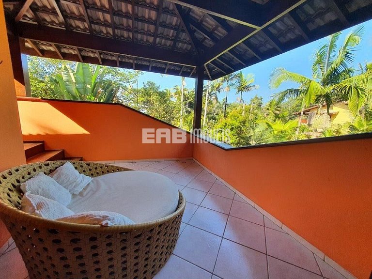 Segunda casa a partir da praia, para temporada em Itamambuca