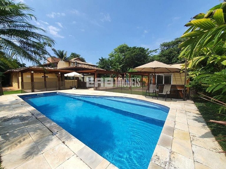 Casa com piscina aquecida, para temporada na Praia de Itamam