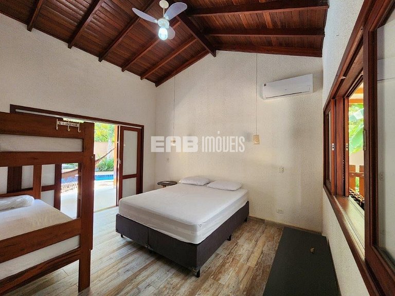 Casa para 12 pessoas em Itamambuca