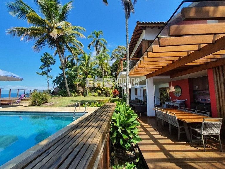 Casa de tirar o fôlego na praia do Félix, Ubatuba
