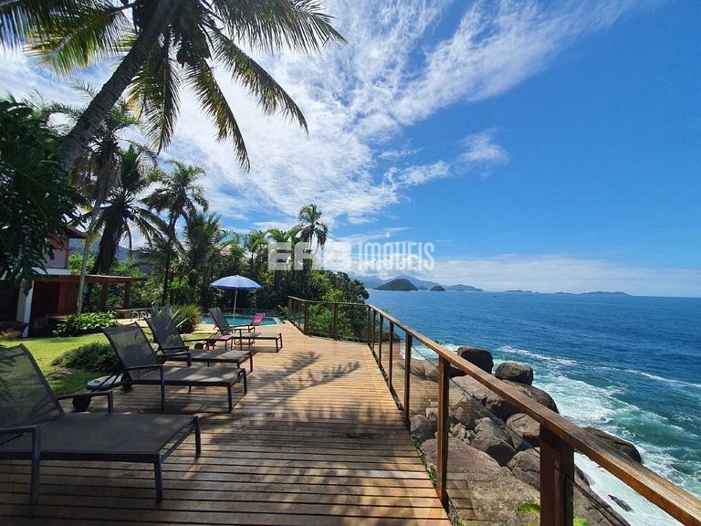 Casa de tirar o fôlego na praia do Félix, Ubatuba