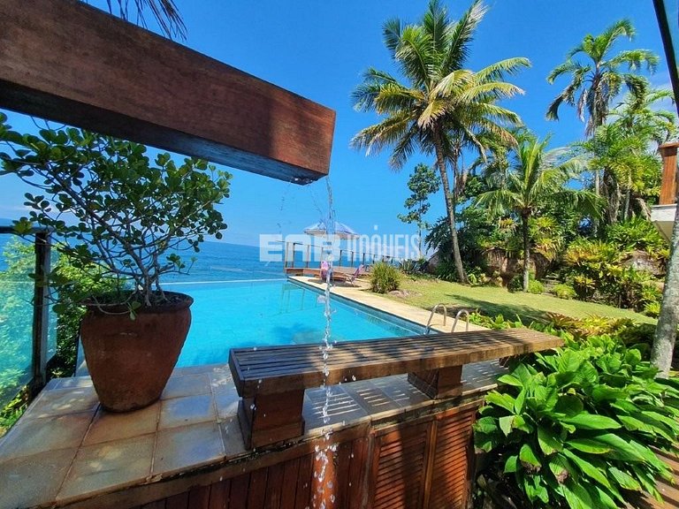 Casa de tirar o fôlego na praia do Félix, Ubatuba