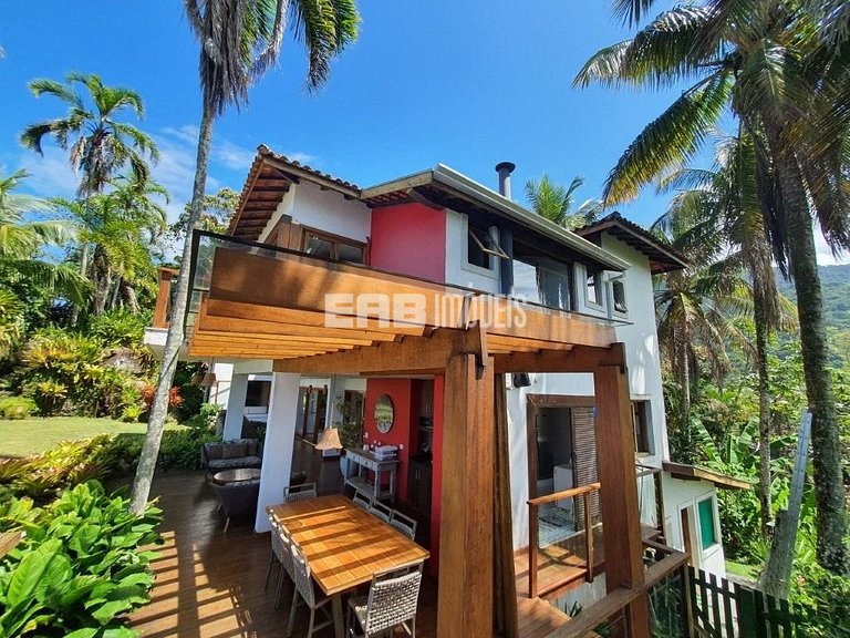 Casa de tirar o fôlego na praia do Félix, Ubatuba