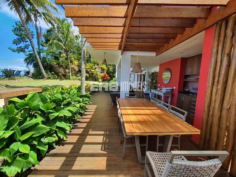 Casa de tirar o fôlego na praia do Félix, Ubatuba