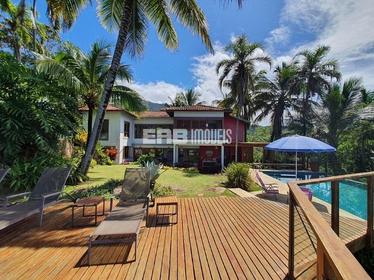 Casa de tirar o fôlego na praia do Félix, Ubatuba