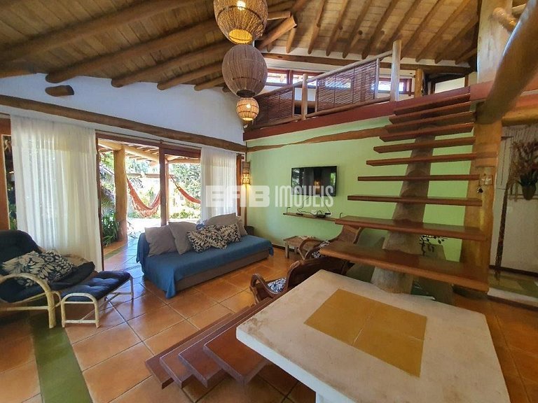 Casa charmosa e aconhegante a 150m da praia de Itamambuca