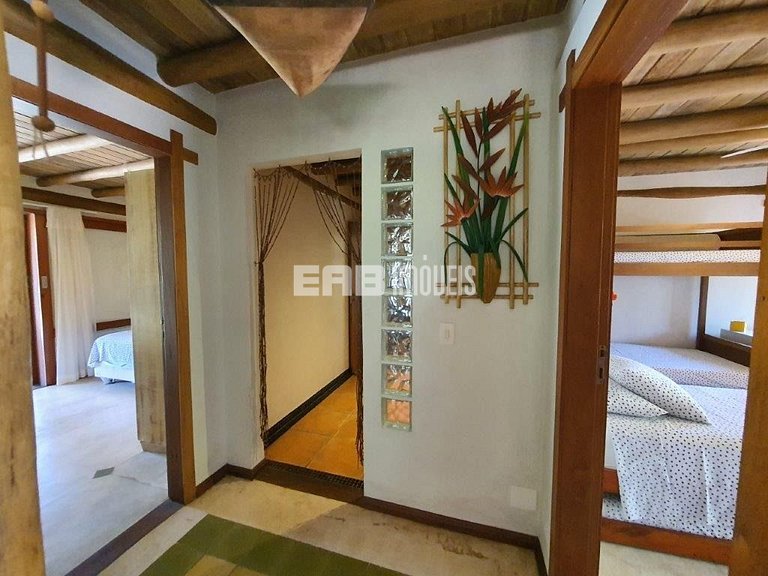 Casa charmosa e aconhegante a 150m da praia de Itamambuca