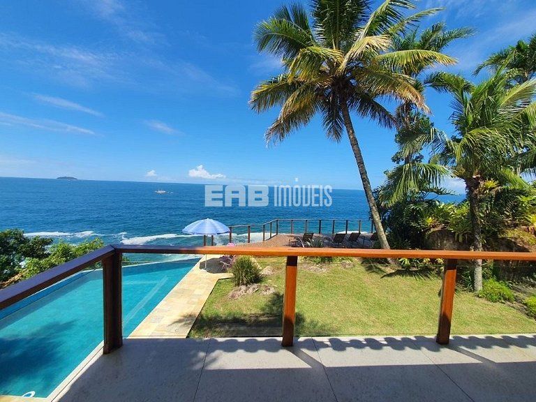 Casa de tirar o fôlego na praia do Félix, Ubatuba