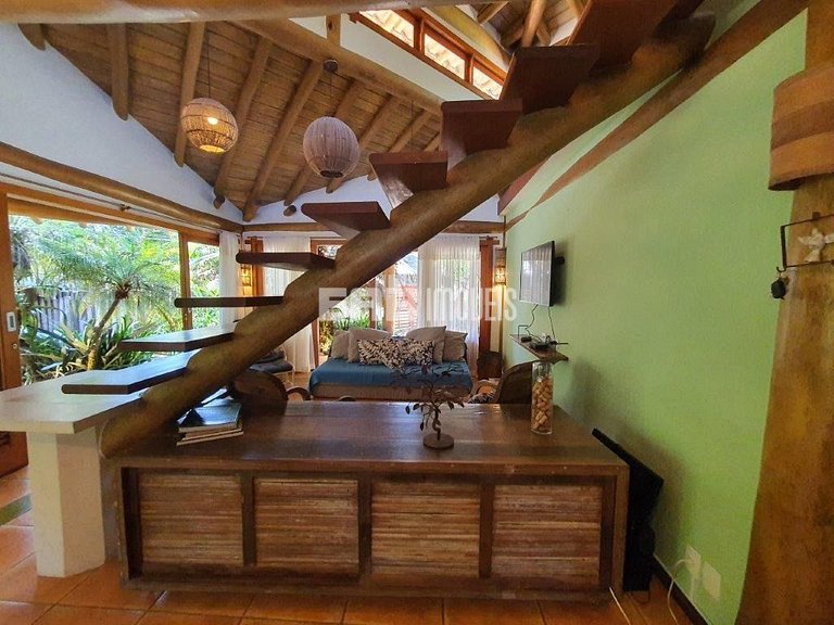 Casa charmosa e aconhegante a 150m da praia de Itamambuca