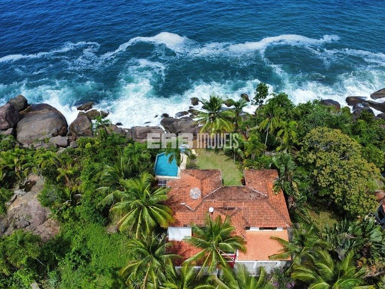 Casa de tirar o fôlego na praia do Félix, Ubatuba