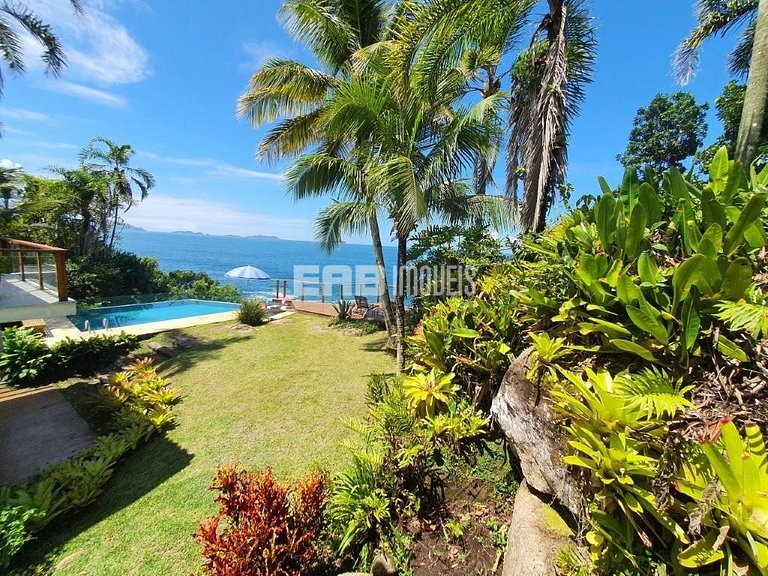 Casa de tirar o fôlego na praia do Félix, Ubatuba