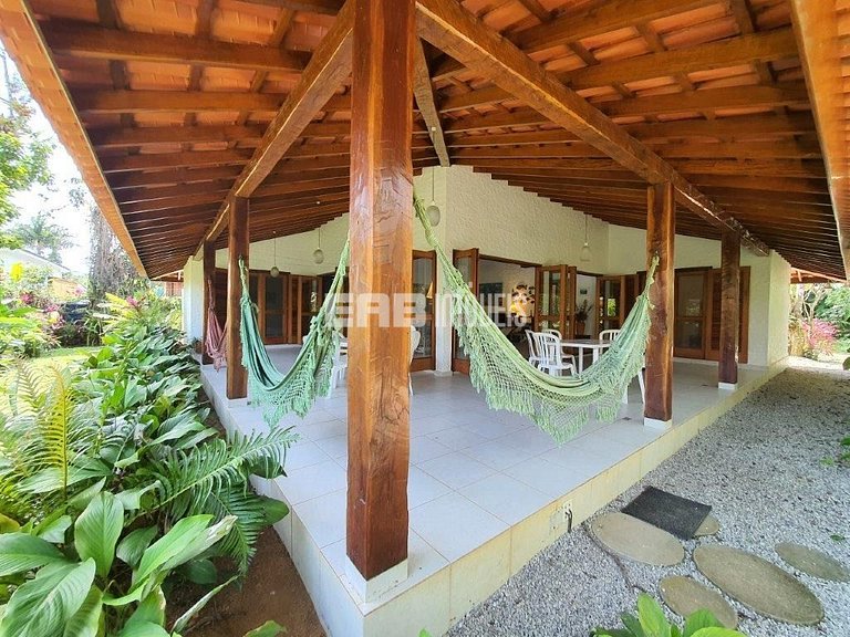 Agradável casa de praia, para temporada em Itamambuca