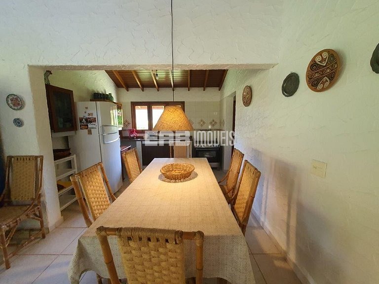 Agradável casa de praia, para temporada em Itamambuca