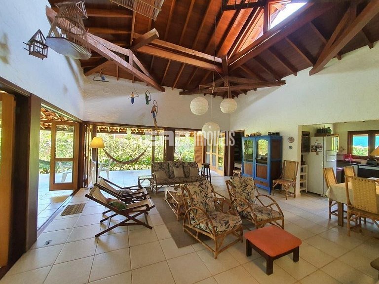 Agradável casa de praia, para temporada em Itamambuca