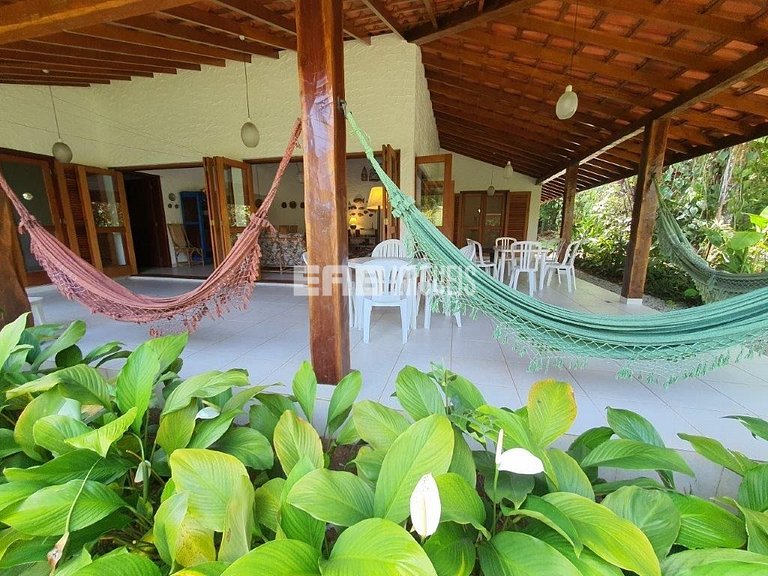 Agradável casa de praia, para temporada em Itamambuca