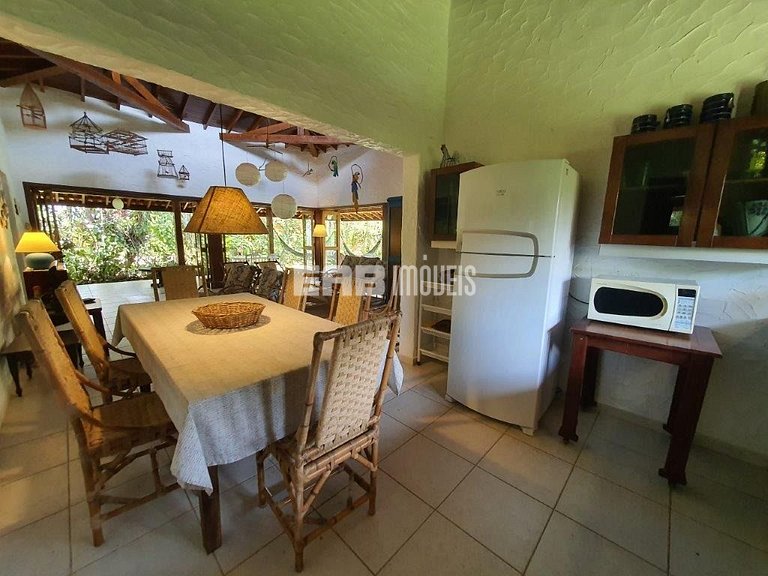 Agradável casa de praia, para temporada em Itamambuca