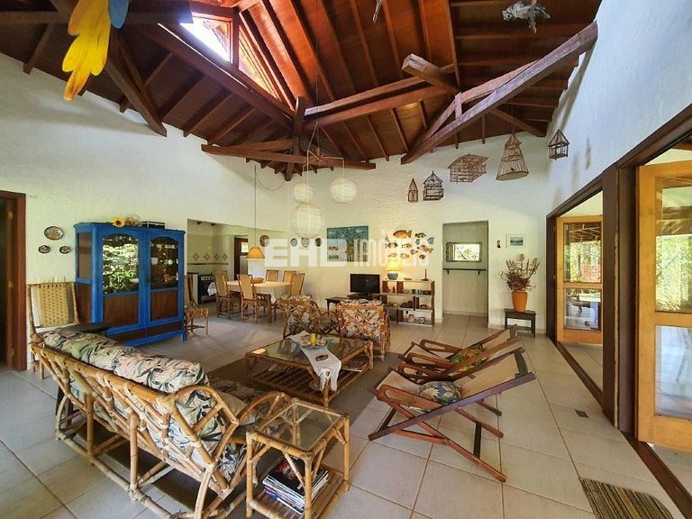 Agradável casa de praia, para temporada em Itamambuca