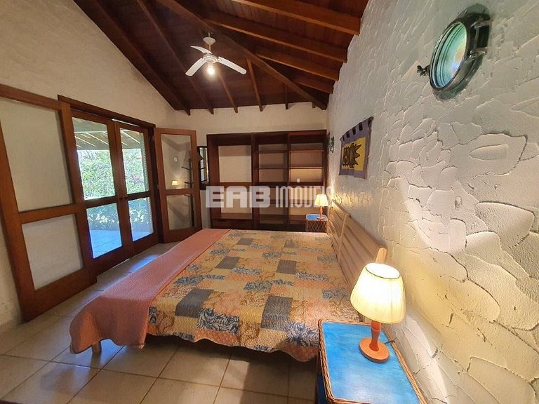 Agradável casa de praia, para temporada em Itamambuca